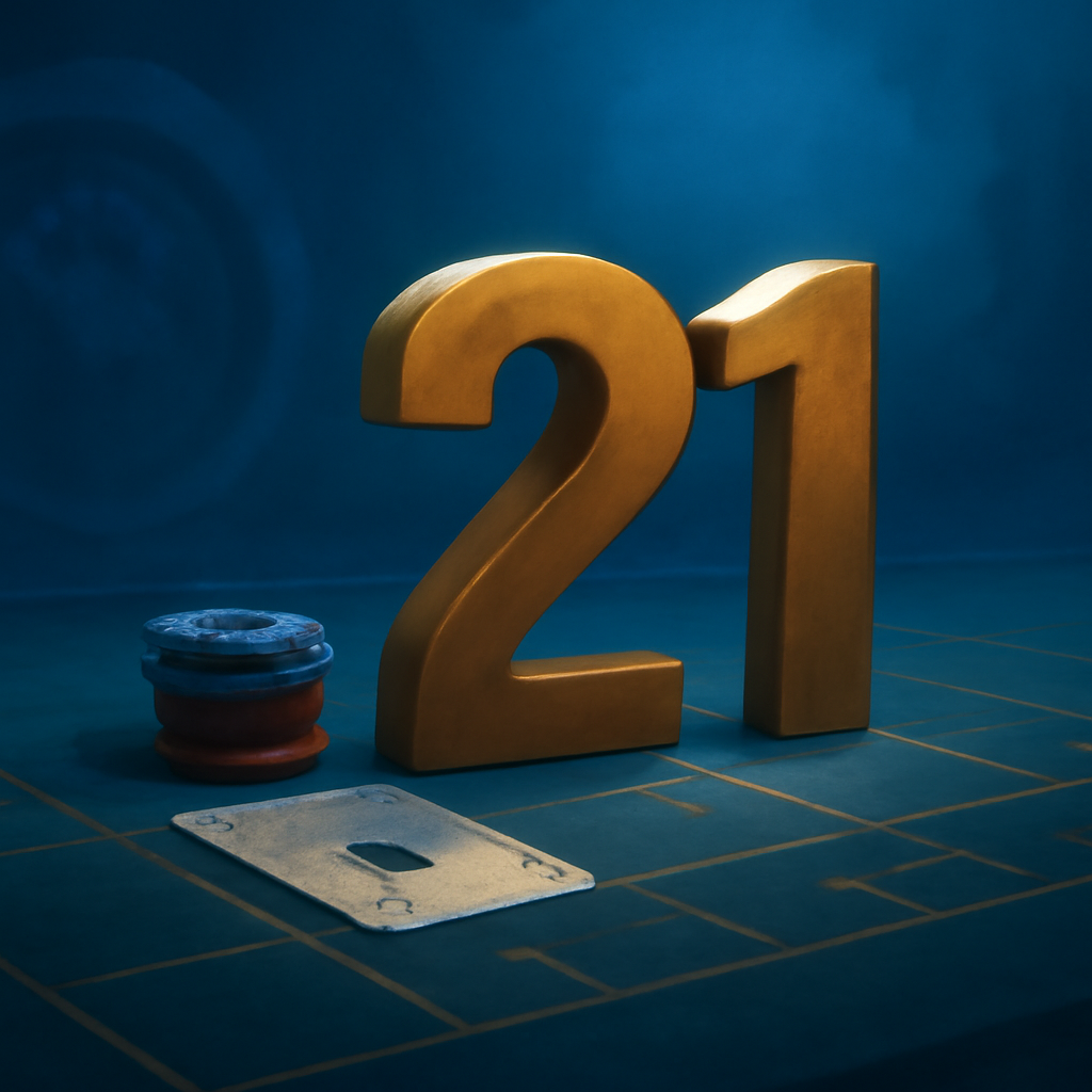 Icon representing 21 Game account restrictions.