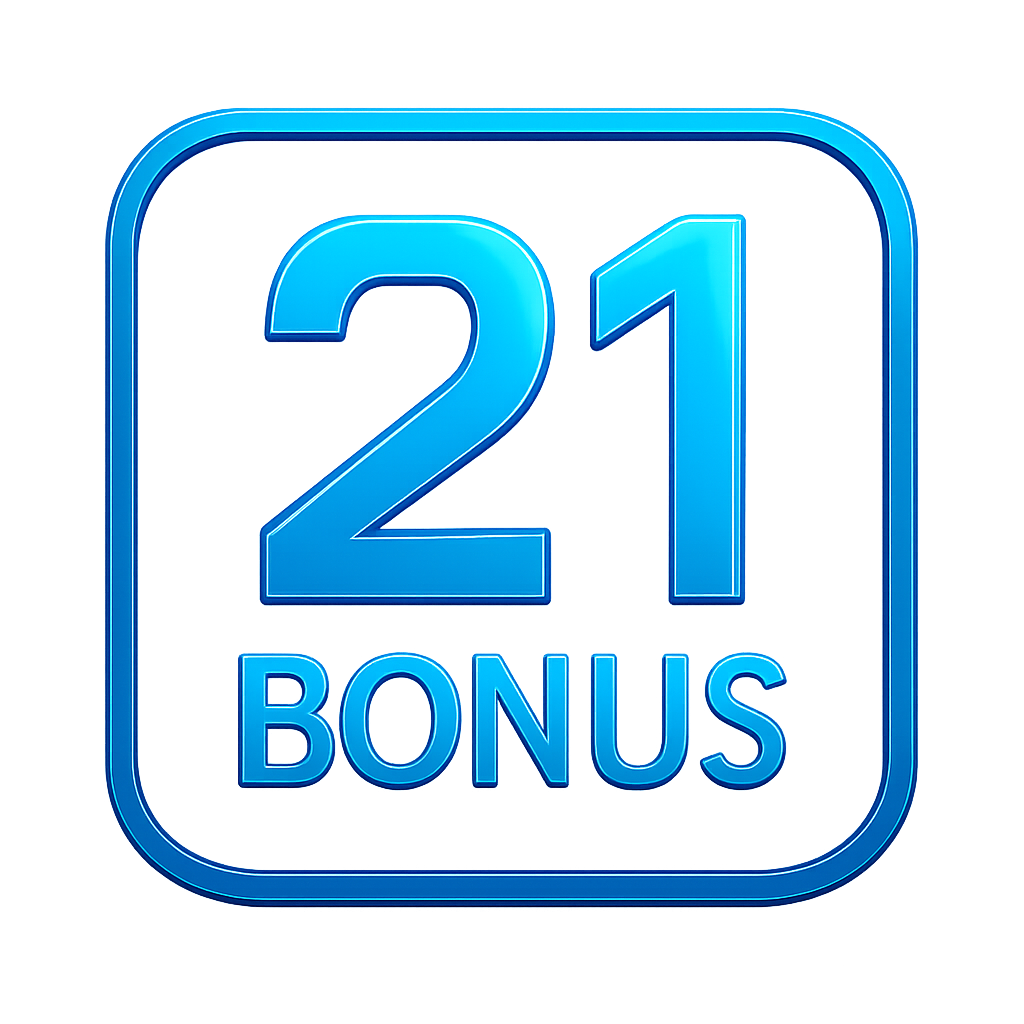 A badge design symbolizing 21 Game Data Privacy.