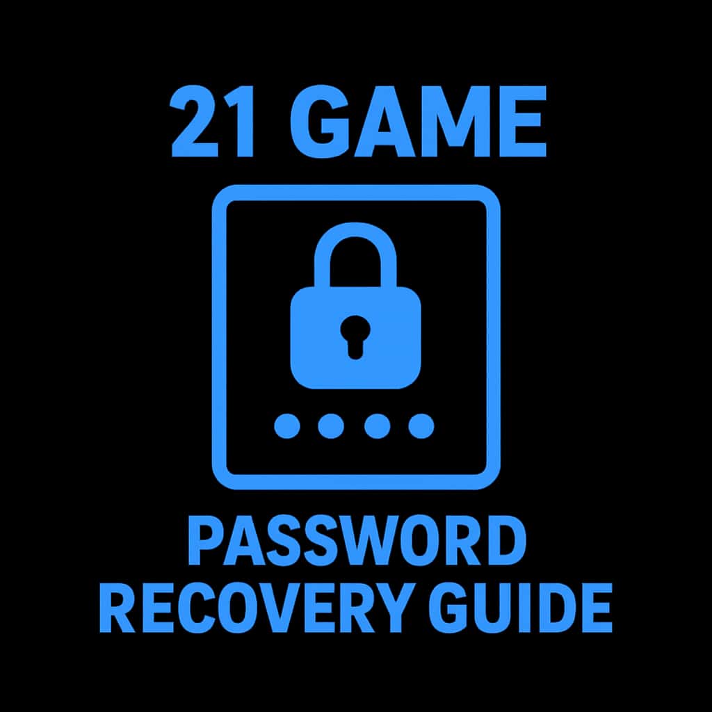 An icon representing the 21 Game Password Recovery Guide.