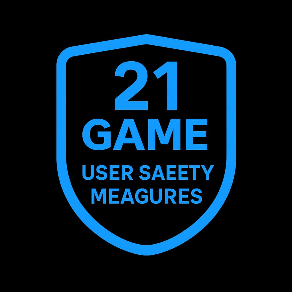 Icon representing User Safety Measures for 21 Game.