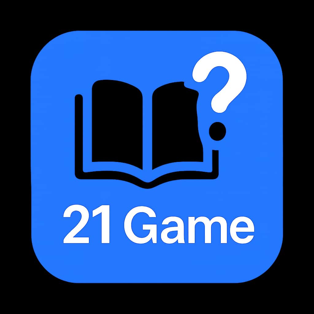 Icon representing the 21 Game interface navigation guide.