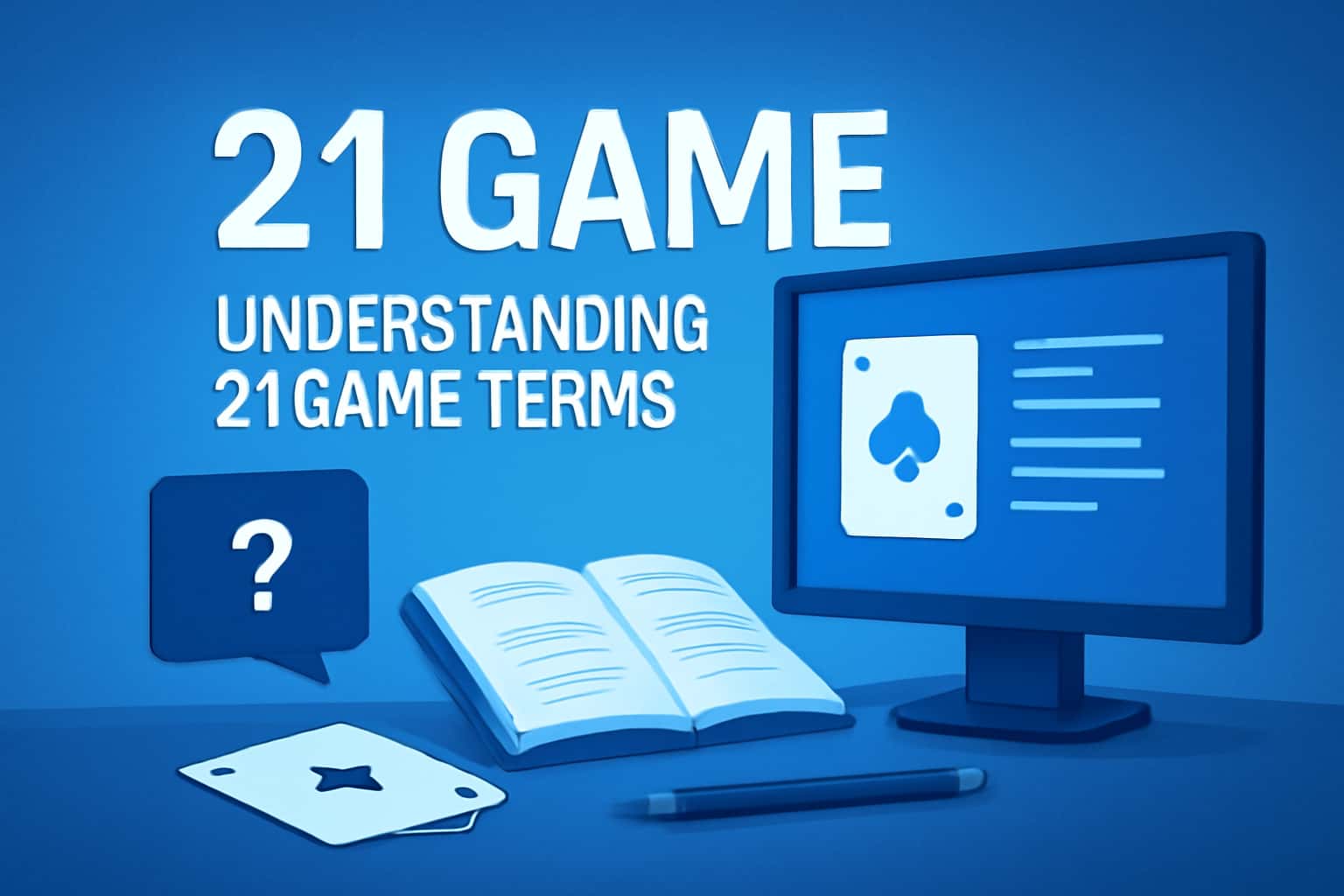 An informative visual representation related to 21 Game terminology.
